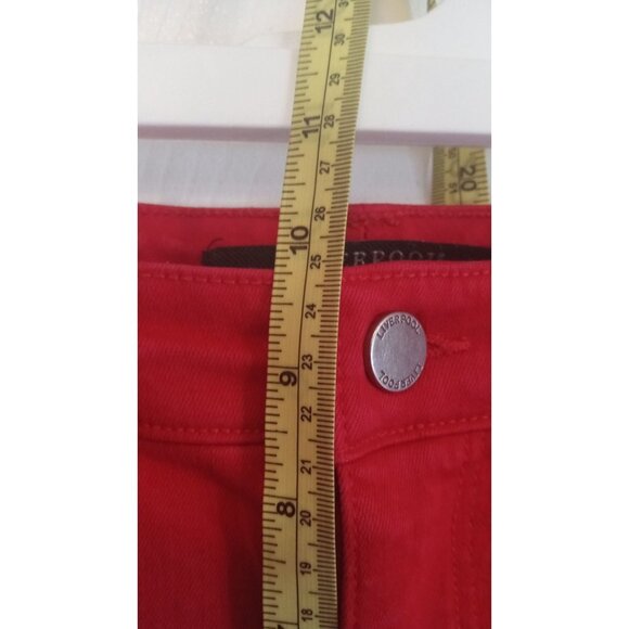 Liver Pool red Hugger ankle jeans - Picture 5 of 7